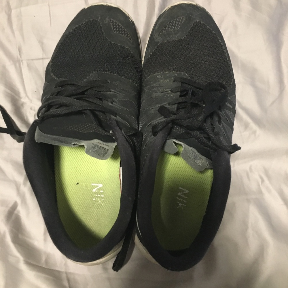 Black Nike sneakers